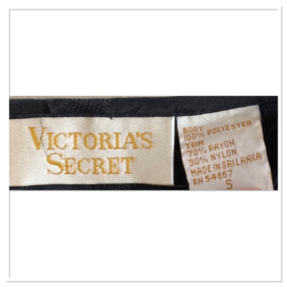 Victoria’s Secret Gold Label Vintage Romper Black Size Small - Picture 8 of 8